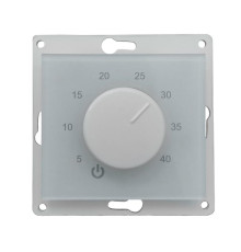 Термостат механический Th-HF-E-W 16А 3.6кВт для теплых полов датчик пола с возможн. установкой в рамку Legrand Etika бел. EXTHERM Th-HF-E-W