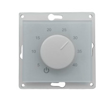 Термостат механический Th-HF-G-W 16А 3.6кВт для теплых полов датчик пола с возможн. установкой в рамку Schneider Glossa бел. EXTHERM Th-HF-G-W