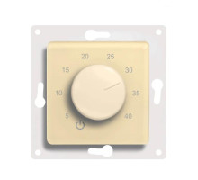 Термостат механический Th-HF-G-B 16А 3.6кВт для теплых полов датчик пола с возможн. установкой в рамку Schneider Glossa беж. Extherm Th-HF-G-B