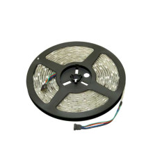 Лента светодиодная PLS 5050/60-12V 14.4Вт/м 6500К холод. бел. IP20 (уп.5м) JazzWay 1000972