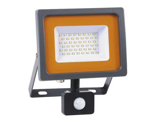 Прожектор светодиодный PFL-SC SENSOR 30Вт 6500К IP54 190-260В закален. матов. стекло JazzWay 5001411