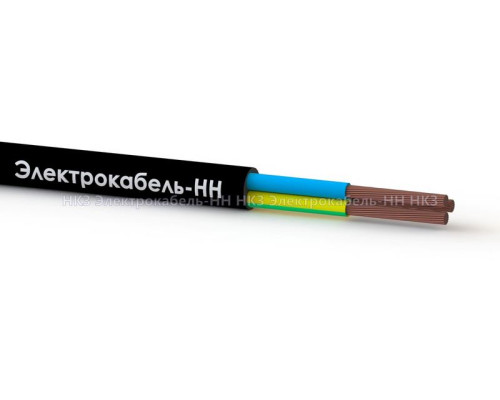 Провод ПВС 3х2.5 Ч 380В (м) ЭЛЕКТРОКАБЕЛЬ НН 00-00004874