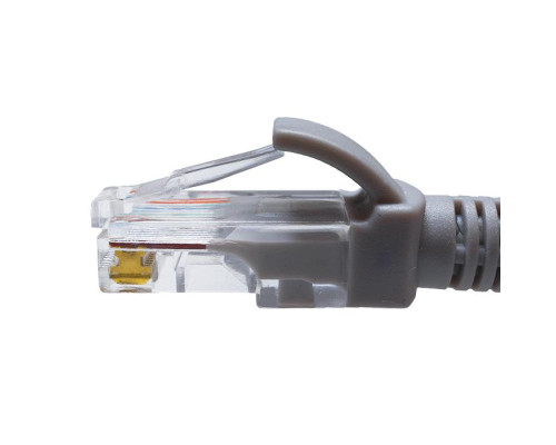 Патч-корд U/UTP кат.5E 4х2х26AWG (7х0.16мм) Cu LSZH сер. 0.5м SUPRLAN 10-0141
