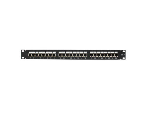 Патч-панель FTP 24хRJ-45 кат.5E 1U 19дюйм SUPRLAN 10-0402