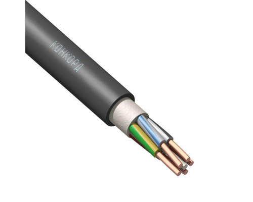 Кабель ППГнг(А)-HF 5х4 (N PE) 0.66кВ (м) Конкорд 4677