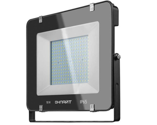 Прожектор светодиодный 14 344 OFL-150-6.5K-BL-IP65-LED 150Вт 6500К IP65 12000лм черн. ОНЛАЙТ 14344