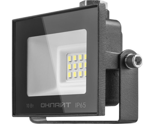 Прожектор светодиодный 71 688 OFL-10-6K-BL-IP65-LED 10Вт 6000К IP65 800лм черн. ОНЛАЙТ 71688