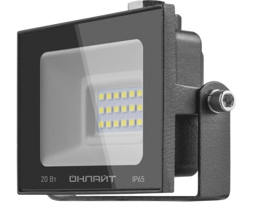 Прожектор светодиодный 61 949 OFL-20-6K-BL-IP65-LED 20Вт 6000К IP65 1600лм черн. ОНЛАЙТ 61949