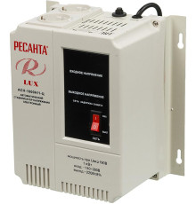 Стабилизатор напряжения АСН-1000 Н/1-Ц Lux 1ф 1кВт IP20 настен. релейный с одной розеткой Ресанта 63/6/14