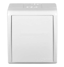 Выключатель 1-кл. ОП Simon 15 Aqua 10А IP54 винт. зажим бел. Simon 1594101-030