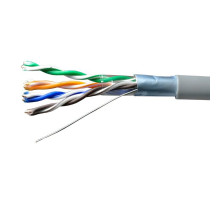 Кабель витая пара F/UTP кат.5E 4х2х24AWG solid CU PVC Standard сер. (м) SUPRLAN 01-1031-1