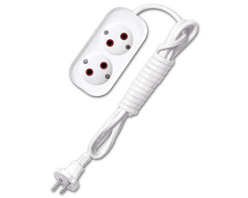 Удлинитель 2х2м без заземл. 6А IP20 У6-011 ШВВП 2х0.75 UNIVersal 9631911