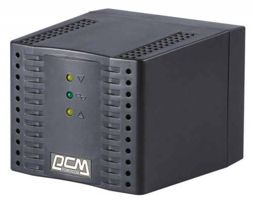 Стабилизатор напряжения TCA-2000 1000Вт 2000В.А черн. POWERCOM 808561
