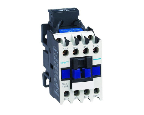 Контактор NC1-1201 12А кат. 24В AC 1НЗ AC-3 (R) CHINT 221134