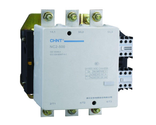 Контактор реверсивный NC2-500NS 500А кат. 230В AC AC-3 (R) CHINT 236280