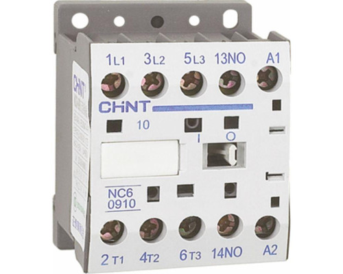 Контактор NC6-0910 9А кат. 230В AC 1НО (R) CHINT 247571