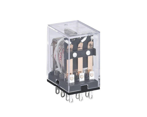 Реле промежуточное JZX-22F(B)/ 4 конт. с инд. LED 3А 24В DC CHINT 285414