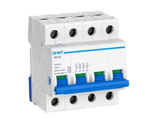Выключатель нагрузки 4п 100А NH4 (R) CHINT 398045