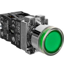 Кнопка управления NP2-BW3365 1НО+1НЗ зел. AC/DC 230В(LED) IP40 CHINT 574268