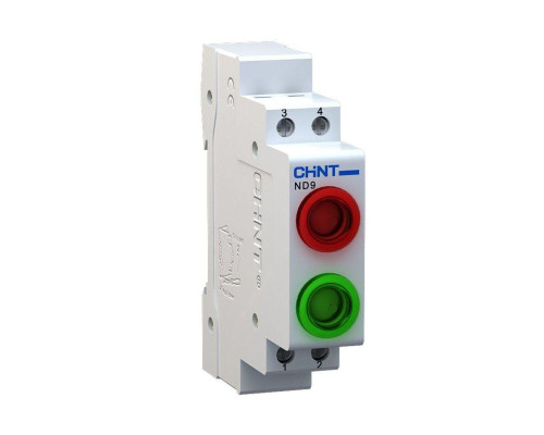 Индикатор ND9-2/gr AC/DC 230В (LED) (R) красн./зел. CHINT 594138
