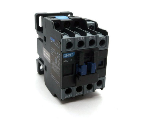 Контактор NXC-12 12А кат. 220В AC 1НО+1НЗ AC-3 (R) CHINT 836712