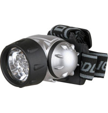 Фонарь налобный LED 5351 (7LED 3 режима; 3хR03 метал.) Ultraflash 10260