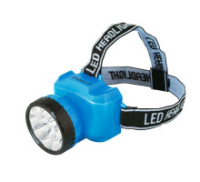 Фонарь аккумуляторный налобный LED5361 12LED 2 режима 220В пластик. голуб. (бокс) Ultraflash 12420