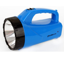 Фонарь аккумуляторный LED3818SM LED + 12SMD 3Вт 2 режима аккум. SLA 220В син. Ultraflash 12104 / 12889