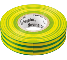 Изолента ПВХ 15мм (рул.20м) жел/зел. NIT-B15-20/YG Navigator 71108