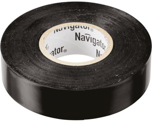 Изолента ПВХ 19мм (рул.20м) черн. NIT-A19-20/BL Navigator 71110