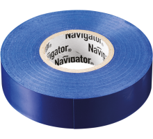 Изолента ПВХ 19мм (рул.20м) син. NIT-A19-20/B Navigator 71114