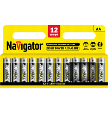 Элемент питания алкалиновый AA/LR6 94 782 NBT-NE-LR6-BP12 (блист.12шт) NAVIGATOR 94782