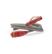Патч-корд U/UTP кат.5e LSZH 3м PC-LPM-UTP-RJ45-RJ45-C5e-3M-LSZH-GY сер. Hyperline 42273
