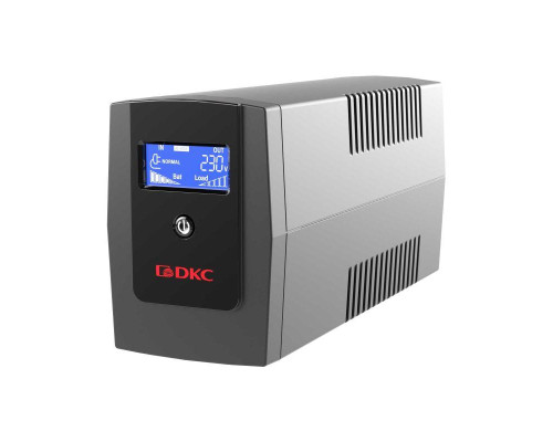 Источник бесперебойного питания ИБП Info LCD 600В.А IEC C13 (3) USB + RJ45 DKC INFOLCD600I