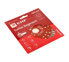 Диск алмазный Turbo Segment 125х22.23мм Expert EKF dd-125ts