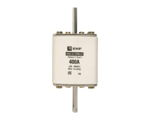 Вставка плавкая ППН-37 400/400А габарит 2 PROxima EKF fus-37/400