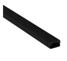 Кабель-канал 25х25 L2000 пластик Plast черн. EKF kk-25-25b