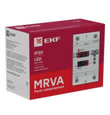 Реле напряжения и тока с дисплеем MRVA 25А PROxima EKF MRVA-25A