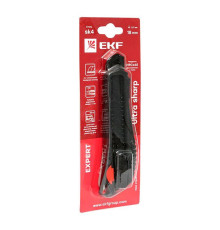 Нож строительно-монтажный 18мм НСМ-50 (18мм)(SK4) Heavy Duty (до 25кг) Expert EKF ncm-50-exp