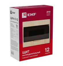 Щит ЩРН-П-12 IP41 светлое дерево PROxima EKF pb40-n-12-light