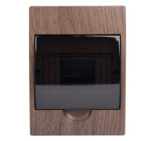 Щит ЩРН-П-6 IP41 темное дерево PROxima EKF pb40-n-6-dark