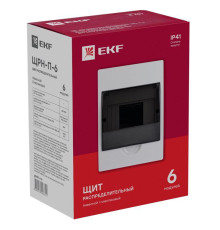 Щит ЩРН-П-6 IP41 EKF pb40-n-6