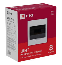 Щит распред. ЩРВ-П-8 IP40 EKF pb40-v-8
