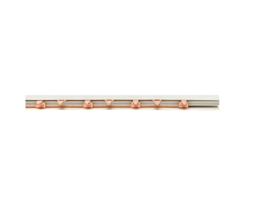 Шина соединительная PIN 2ф 63А мед. изол. 54мод (дл.1м) EKF pin-02-63
