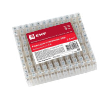 Колодка клеммная полистирол 4мм 3А EKF plc-KK-4-3