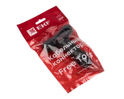 Коннектор кабельный Т-образный (клеммник 5PIN) IP68 FreeTools EKF plc-uac-cb5T