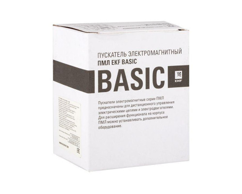 Пускатель электромагнитный ПМЛ-2160ДМ 25А 230В Basic EKF pml-s-25-230-basic