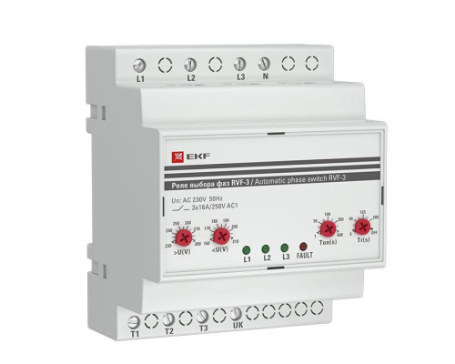 Реле выбора фаз РВФ-3 PROxima EKF RVF-3