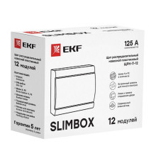 Щит ЩРН-П-12 "SlimBox" IP41 бел. дверца PROxima EKF sb-n-12w