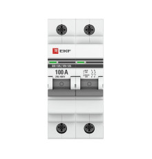 Выключатель нагрузки 2п 100А ВН-125 PROxima EKF SL125-2-100-pro